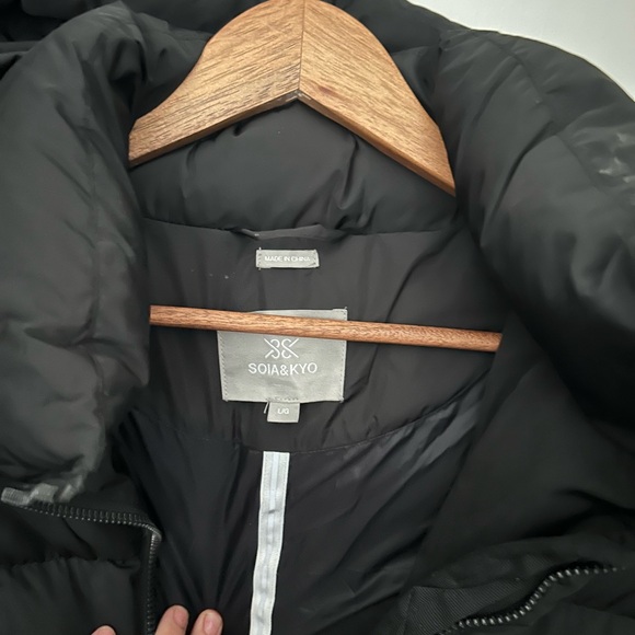 Soia & Kyo black down Jacket L - Picture 5 of 5